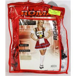 3 PCE FRAILEIN SWEETHEART COSTUME - SIZE SM/MED