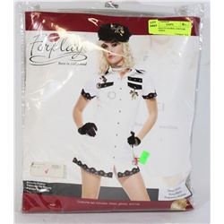 3 PCE BEAUTY PATROL COSTUME - SIZE SM/MED
