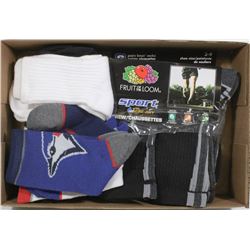 FLAT OF BOYS SOCKS - SIZE 3 - 9