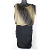 Image 1 : LADIES BLK&GLD BALLOON TOP DRESS - SIZE 3XL
