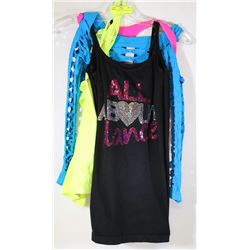 LOT OF 6 ASSORTED TOPS - ONE SIZE