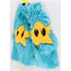 BLUE LIGHT UP STAR LEG WARMERS