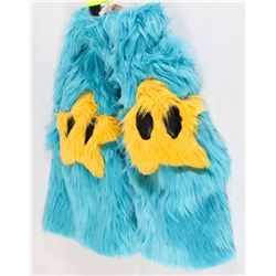 BLUE LIGHT UP STAR LEG WARMERS