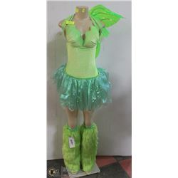 3 PIECE FAIRY COSTUME W/LIGHTUP WINGS SIZE SM/MED