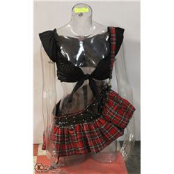 CLEAR TORSO W/ REMOVABLE ARMS MANNEQUIN TABLE TOP