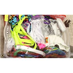 BIN OF MISC COSTUME ITEMS