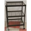 Image 1 : THREE TIER ROLLING CART APPROX. 36" HIGH X