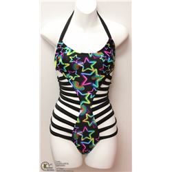 NEON STAR BODYSUIT - SIZE SM/MED