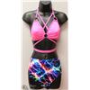 Image 1 : 2 PC LIGHTNING HOT PINK SET - SIZE SM/MED