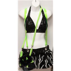 2 PC ROMPER & PURSE SET - SZ MED/LRG