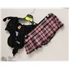 Image 1 : 3 PC PINK & BLACK SCHOOLGIRL SET - SIZE SM/MED