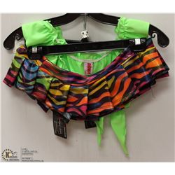3 PC SET, INCLUDES SKIRT TOP & PANTY - ONE SIZE