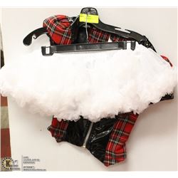 2 PC NAUGHTY SCHOOL GIRL - SIZE XS/SM