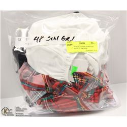 4 PC RED SCHOOLGIRL COSTUME WITH /HOOD SZ SM/MED