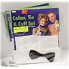 Image 1 : LOT OF 3 COLLAR, TIE & CUFF SET