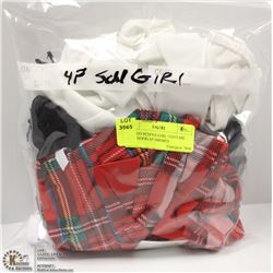 4 PC RED SCHOOLGIRL COSTUME WITH /HOOD SZ SM/MED