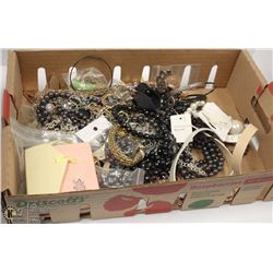 FLAT OF COSTUME JEWELRY