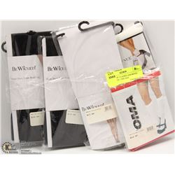 BUNDLE OF 5 LADIES ASSORTED STOCKINGS - ONE SIZE