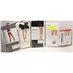 BUNDLE OF 5 LADIES ASSORTED STOCKINGS - ONE SIZE