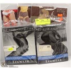 LOT OF 5 LADIES FANCY STOCKINGS