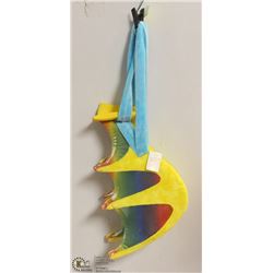 YELLOW & RAINBOW  DRAGON WINGS