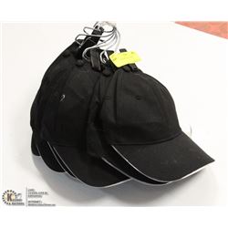 LOT OF 6 BLACK BALL CAPS