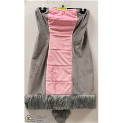 FUZZY ELEPHANT DRESS COSTUME SIZE LARGE