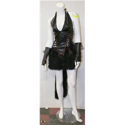 2 PC SEXY SPIDER COSTUME - SIZE MEDIUM