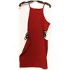 Image 1 : LADIES RED SHIMMER OPEN WAIST DRESS - SZ MED/LRG