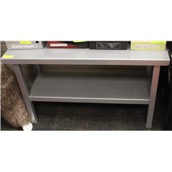 METAL DISPLAY TABLE 38"X16"X24"