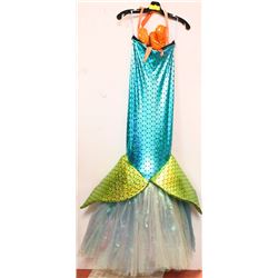 3 PCE MERMAID FANTASY COSTUME - SIZE SMALL