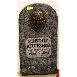 "FREDDY" TOMBSTONE ORNAMENT 33" X 18"