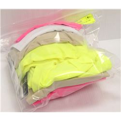 BUNDLE OF 5 PADDED TUBE TOP BRAS - ONE SIZE