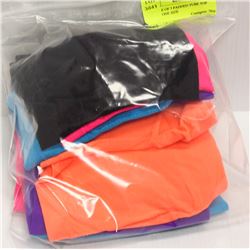 BUNDLE OF 5 PADDED TUBE TOP BRAS - ONE SIZE