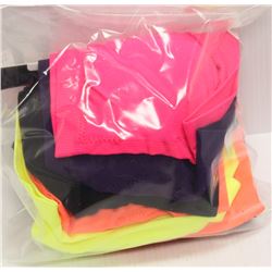 BUNDLE OF 5 PADDED TUBE TOP BRAS - ONE SIZE