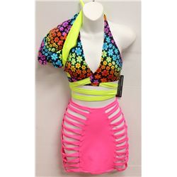 2 PC FLOWER POWER SET - SZ MED/LRG