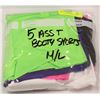 Image 1 : LOT OF 5 BOOTY SHORTS - SIZE MED/LRG