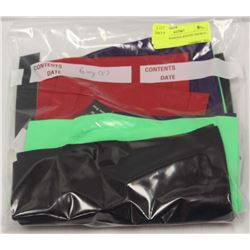 LOT OF 5 SPANDEX BOOTIE SHORTS - ONE SIZE