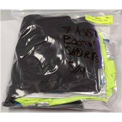 LOT OF 7 BOOTY SHORTS - SIZE SM/MED