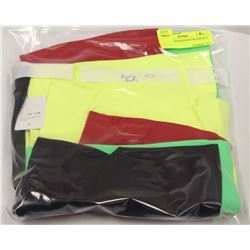 LOT OF 5 SPANDEX BOOTIE SHORTS - ONE SIZE