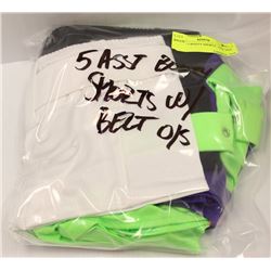 LOT OF 5 BOOTY SHORTS - ONE SIZE