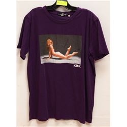 PURPLE "DANCE GIRL" MENS TSHIRT -SIZE XL