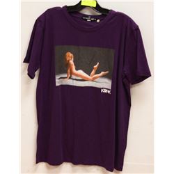 PURPLE "DANCE GIRL" MENS TSHIRT -SIZE LARGE