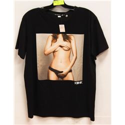 BLACK "WHAT YOU WANT" MENS TSHIRT - SIZE LARGE