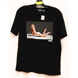 BLACK "DANCER GIRL" MENS TSHIRT - SIZE LARGE