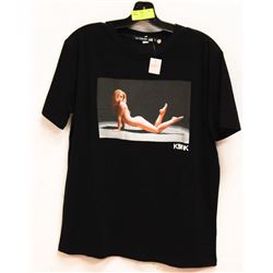 BLACK "DANCER GIRL" MENS TSHIRT - SIZE MEDIUM