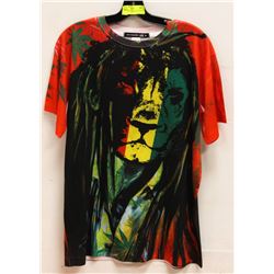 RASTA LION MENS TSHIRT - SIZE MEDIUM