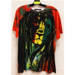 RASTA LION MENS TSHIRT - SIZE MEDIUM