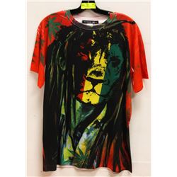 RASTA LION MENS TSHIRT - SIZE SMALL