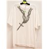 Image 1 : WHITE CHAIN W/CROSS DESIGN MENS TSHIRT - SIZE XL